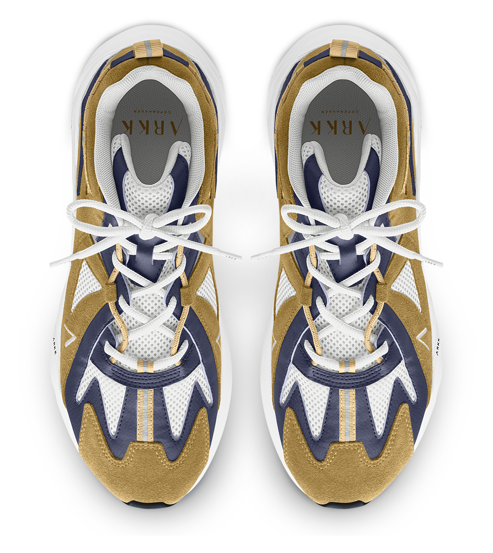 ARKK Collection Tuzon Suede W13 | Honey Mustard Patriot Blue | Women Tuzon