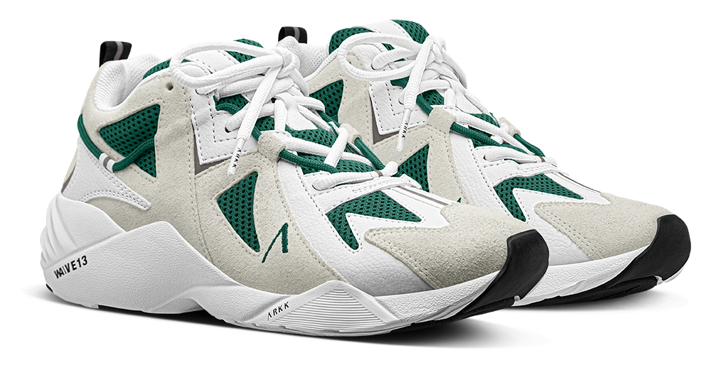 ARKK Collection Tuzon Suede W13 | White Evergreen | Men Tuzon