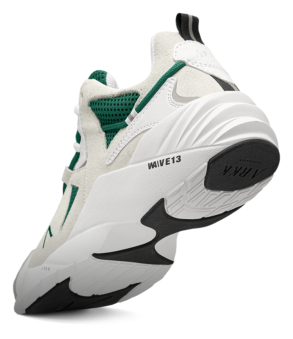 ARKK Collection Tuzon Suede W13 | White Evergreen | Men Tuzon