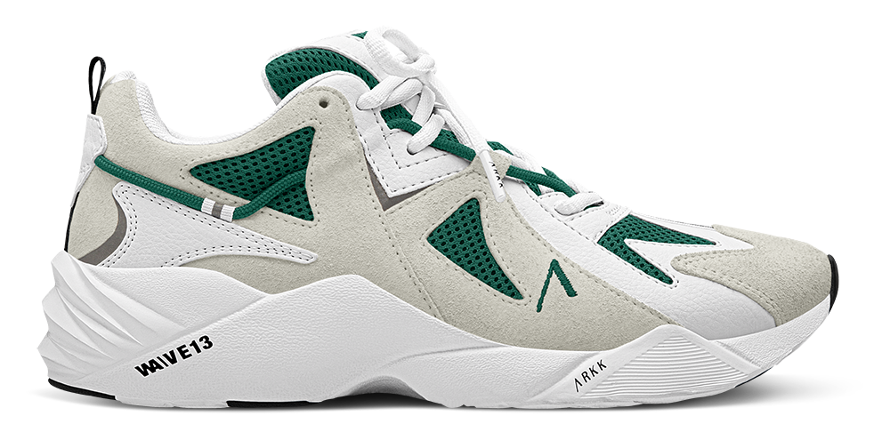 ARKK Collection Tuzon Suede W13 | White Evergreen | Men Tuzon
