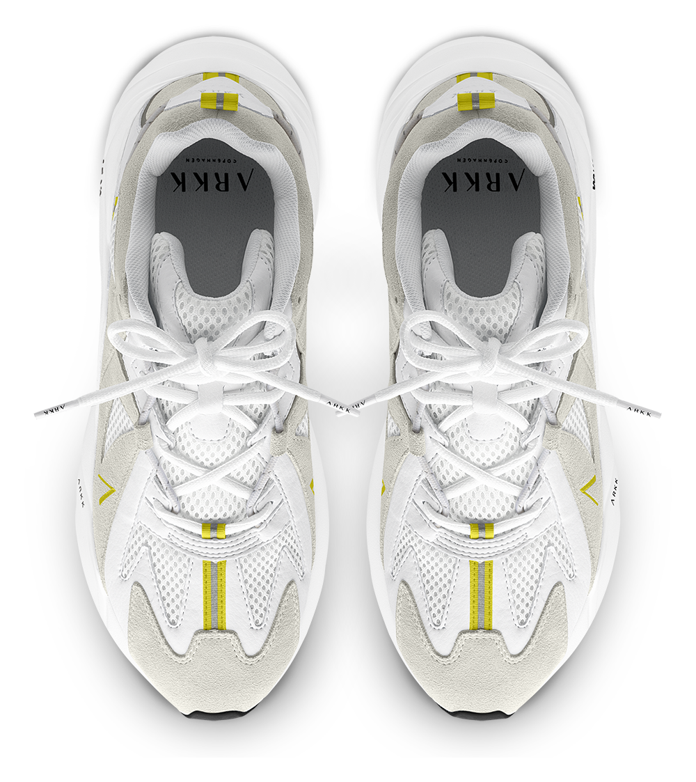 ARKK Collection Tuzon Suede W13 | White Neon Yellow | Men Tuzon