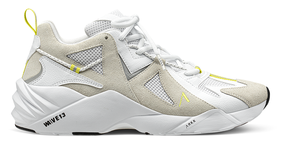 ARKK Collection Tuzon Suede W13 | White Neon Yellow | Men Tuzon