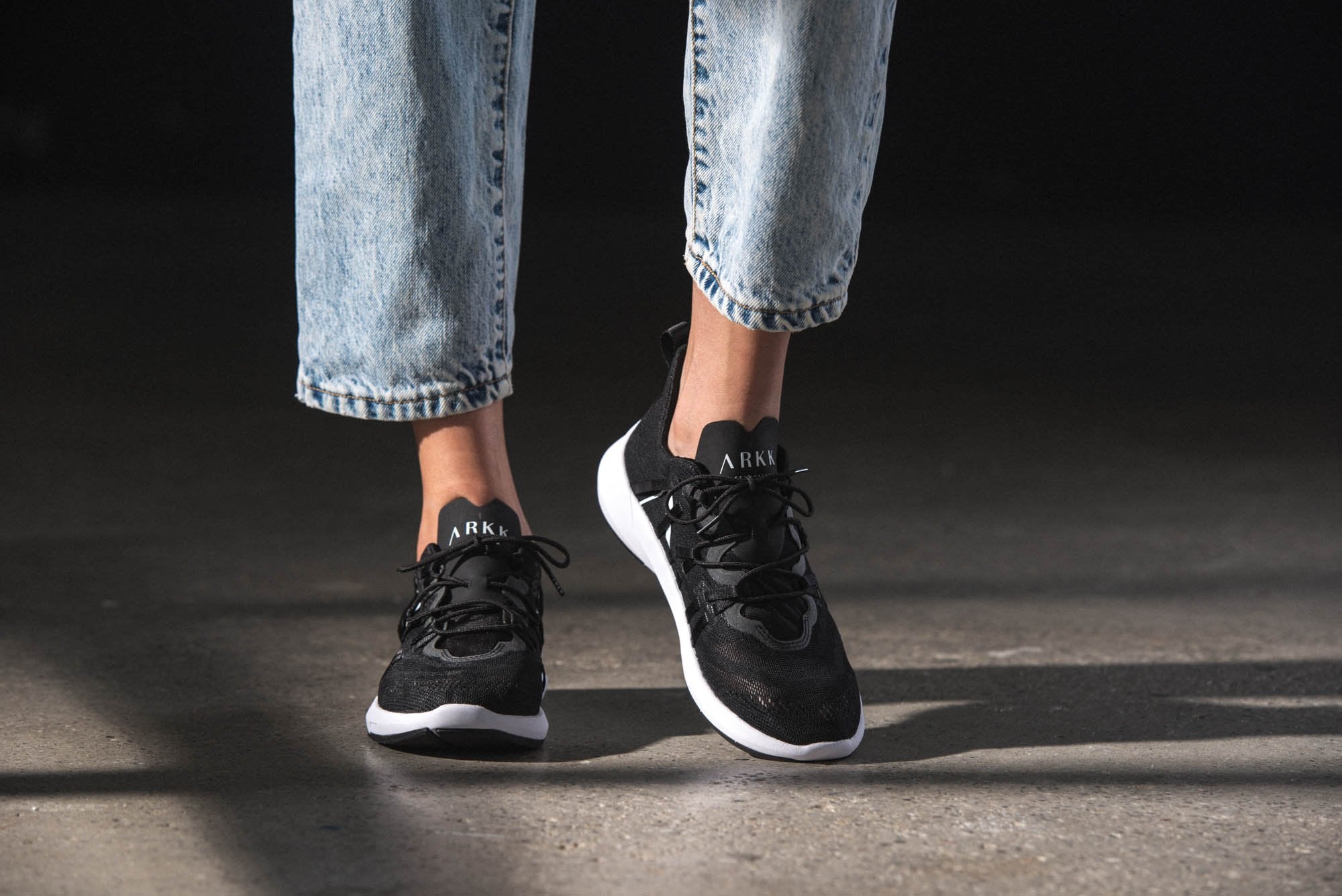 ARKK Copenhagen - Essential Line Velcalite CM H-X1 Black White - Women Velcalite