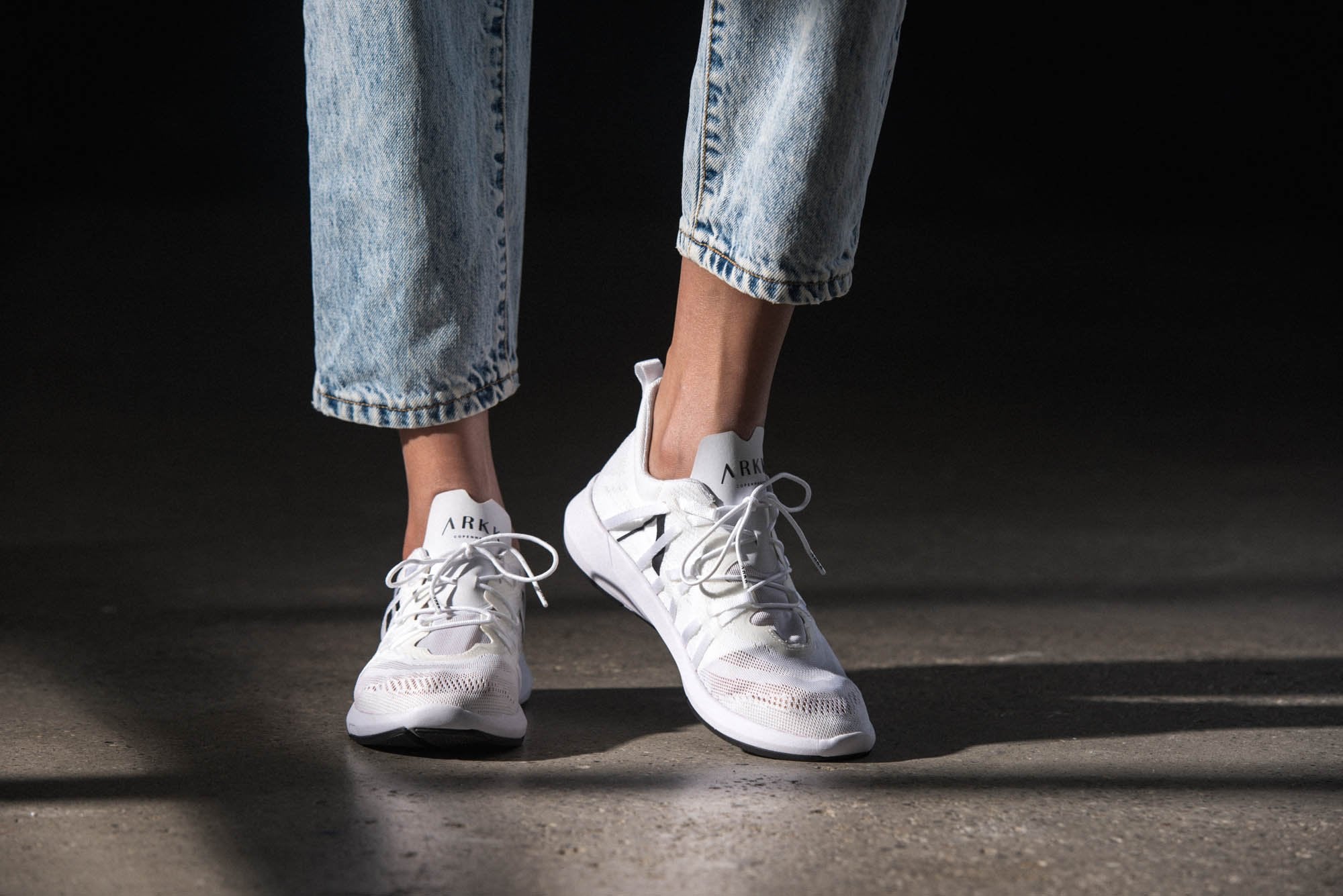 ARKK Copenhagen - Essential Line Velcalite CM H-X1 White Black - Women Velcalite