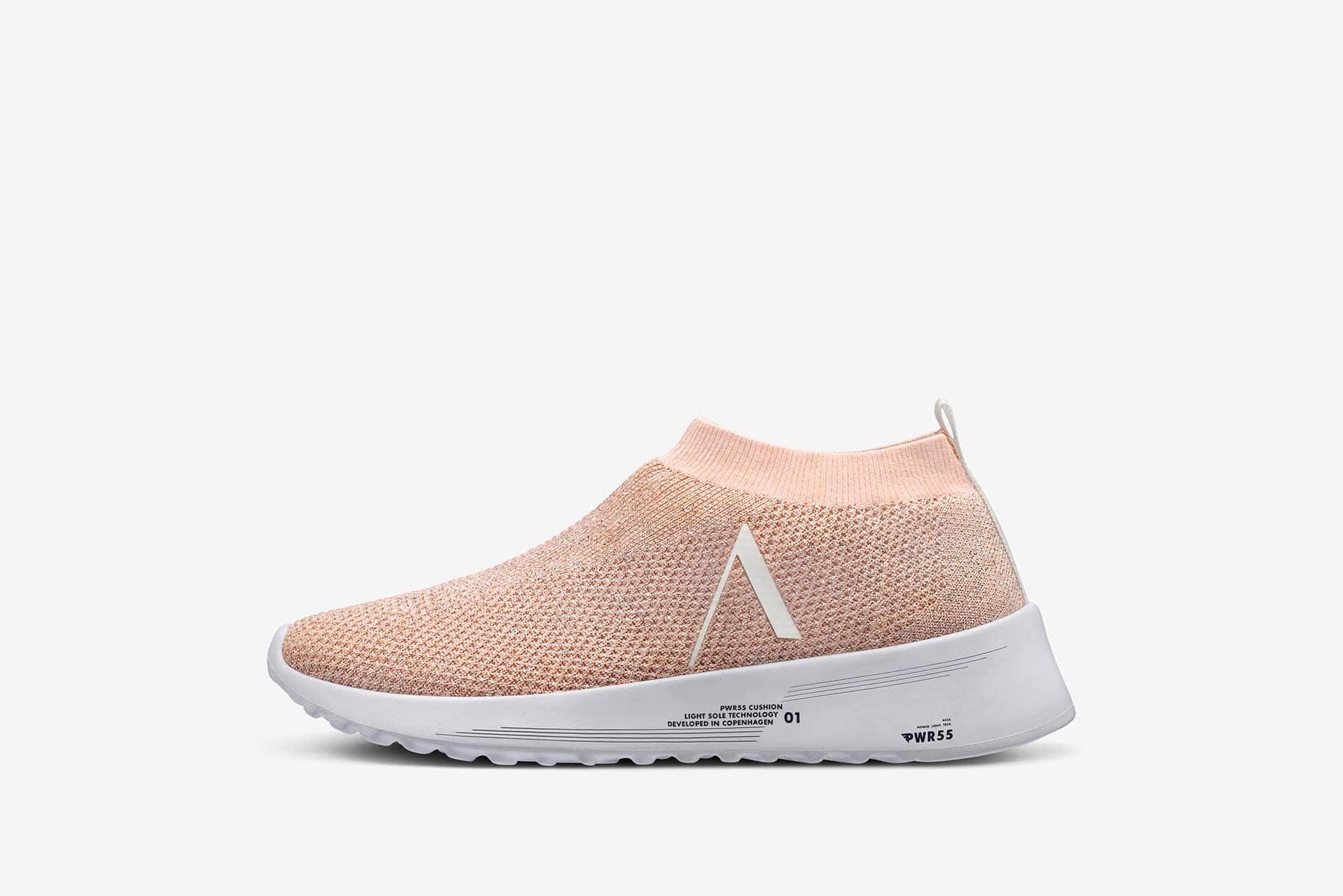 ARKK Collection Venecis FG Lurex PWR55 Pale Blush White - Women Venecis Pale Blush