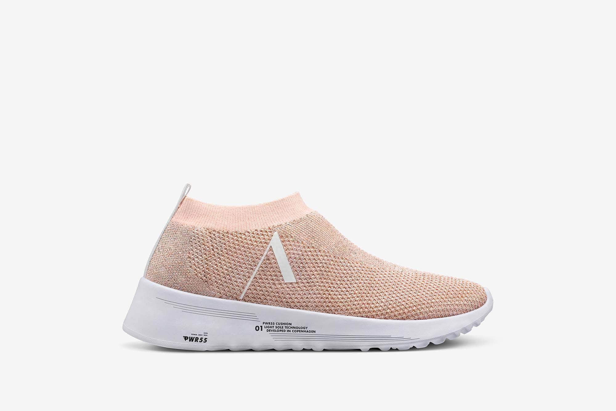 ARKK Collection Venecis FG Lurex PWR55 Pale Blush White - Women Venecis Pale Blush