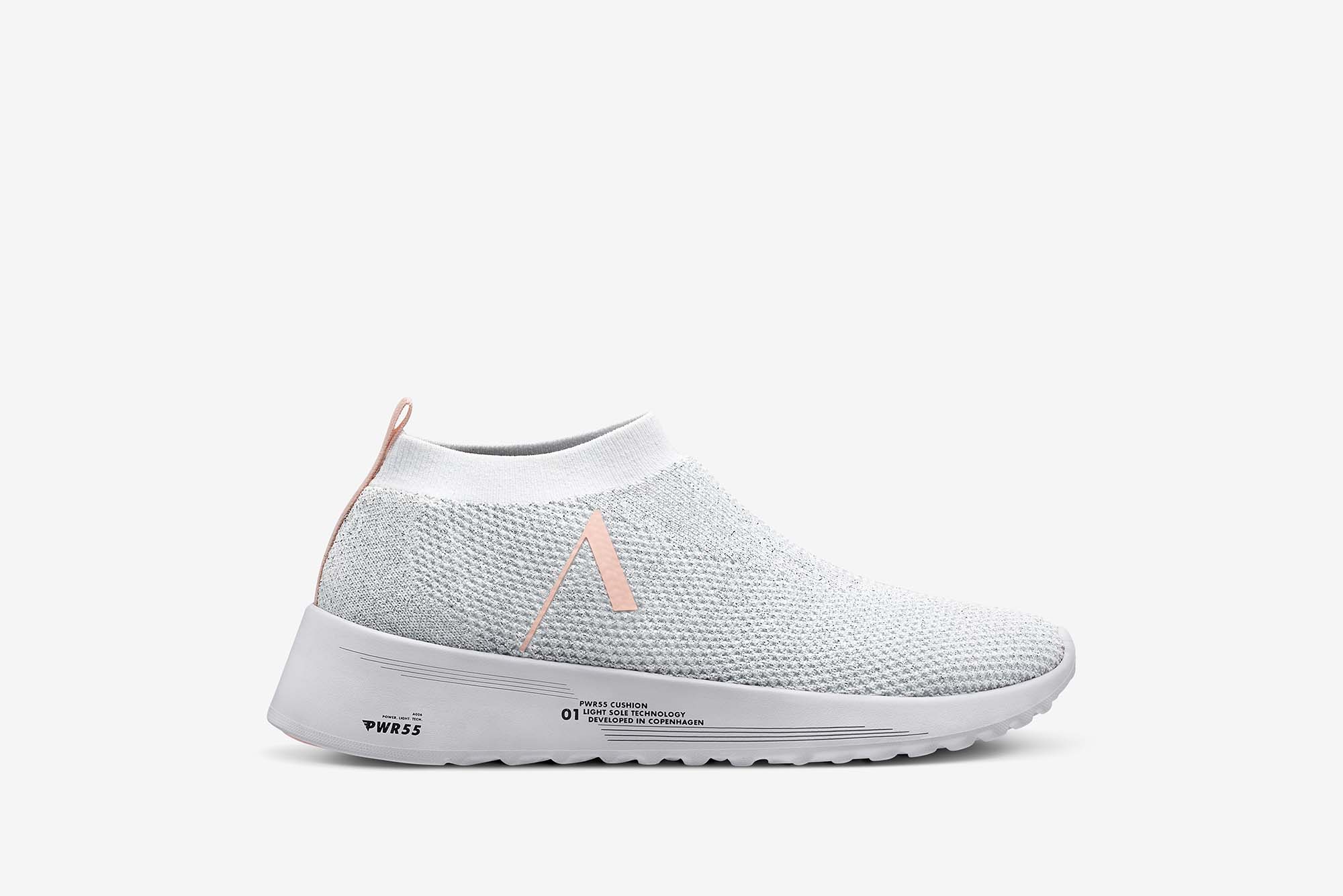 ARKK Collection Venecis FG Lurex PWR55 White Pale Blush - Women Venecis White