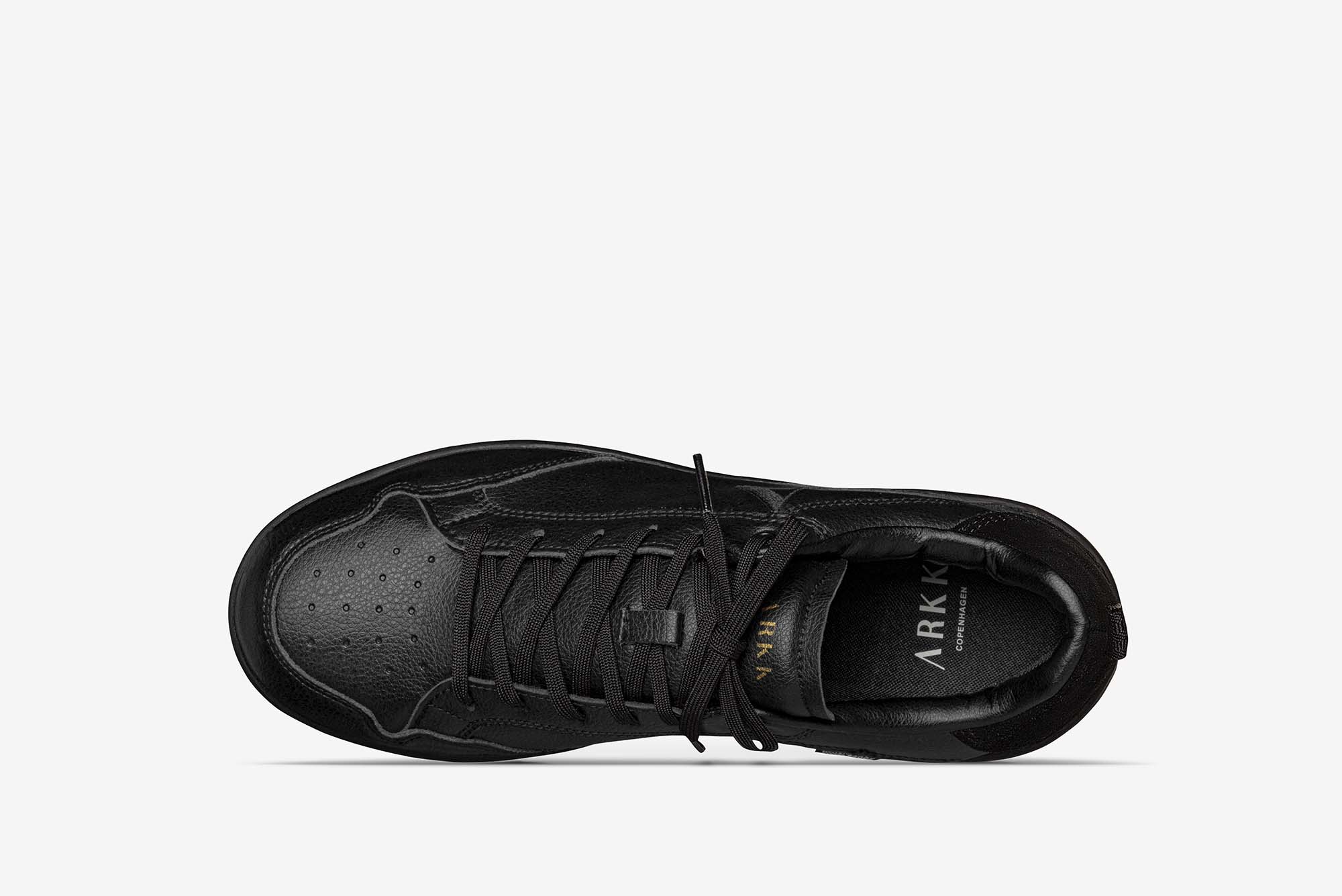 ARKK Collection Visuklass Leather Suede HL S-C18 | Triple Black | Men Visuklass