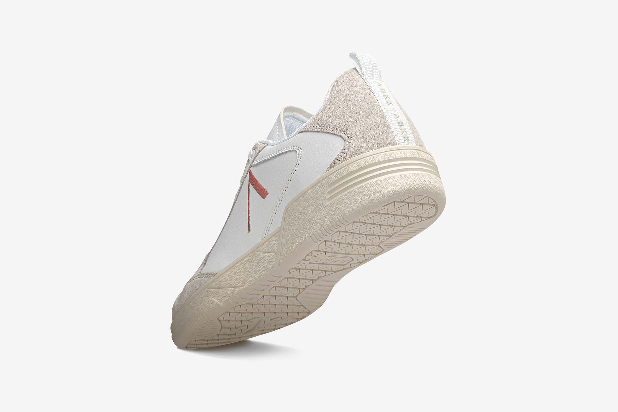 ARKK Collection Visuklass Leather Suede S-C18 | White Peach | Women Visuklass
