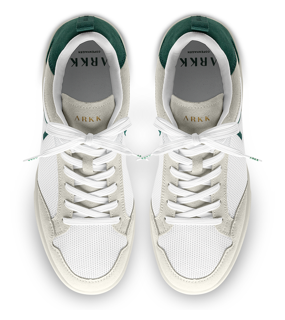 ARKK Collection Visuklass Mesh Suede S-C18 | White Evergreen | Women Visuklass