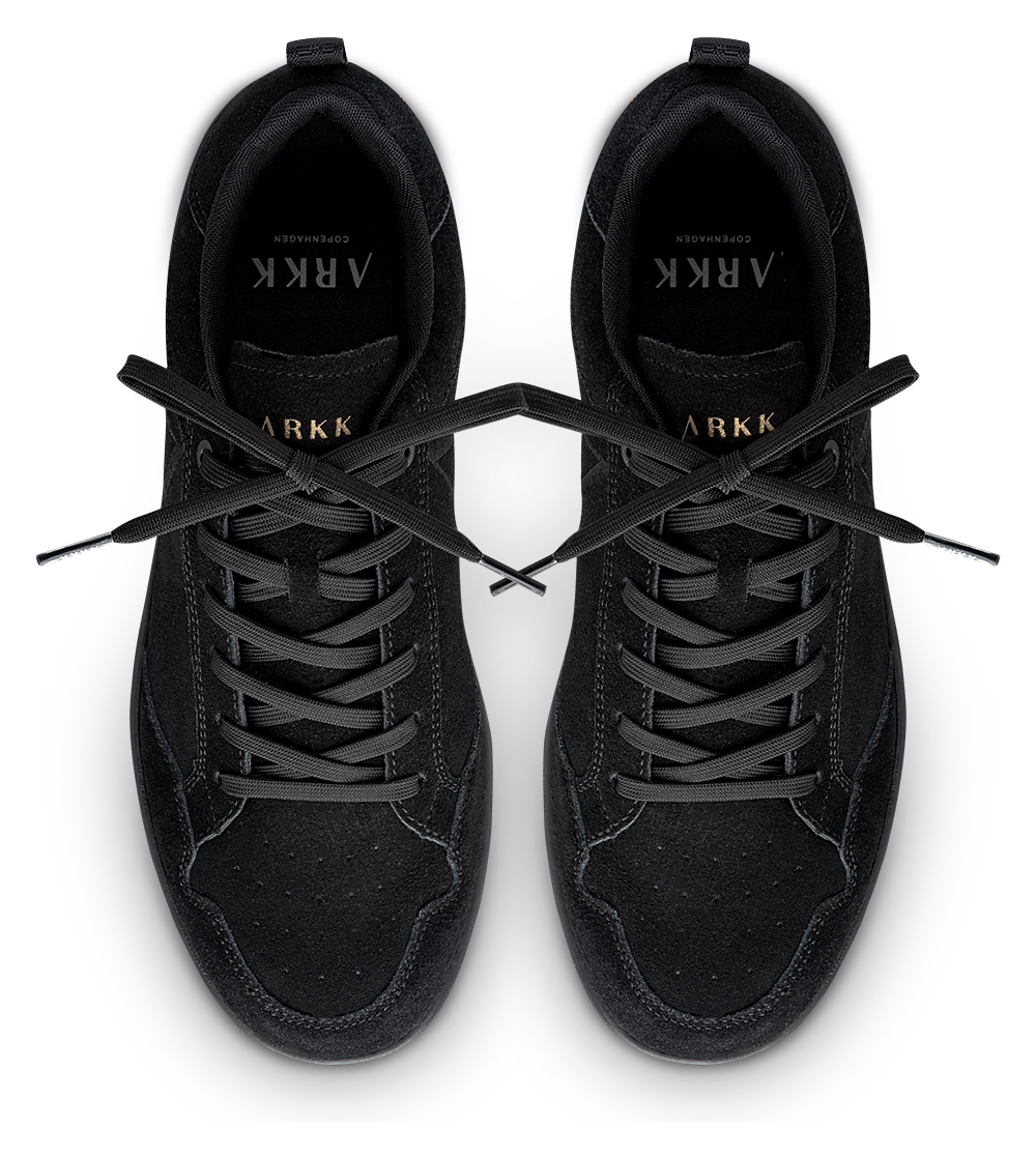 ARKK Collection Visuklass Suede S-C18 | Triple Black | Men Visuklass