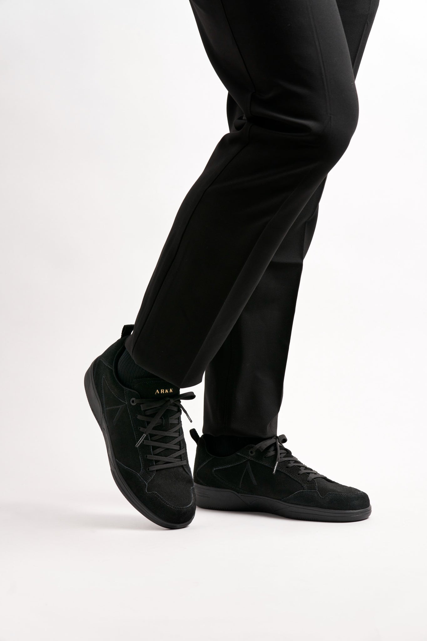ARKK Collection Visuklass Suede S-C18 | Triple Black | Men Visuklass